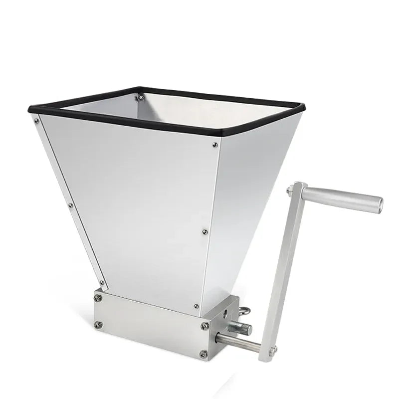 Molino de malta de cebada de acero inoxidable de 2 rodillos, modelo 2022, trituradora de granos para elaboración casera de cerveza (venta al por mayor). & Dropshipping