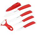 FINDKING-Juego de cuchillos de cocina de circonia de cerámica de alta calidad, cuchillo de cerámica de 3, 4, 5 y 6 pulgadas, cubiertas peladoras para carne, pan, fruta, juego de cuchillos