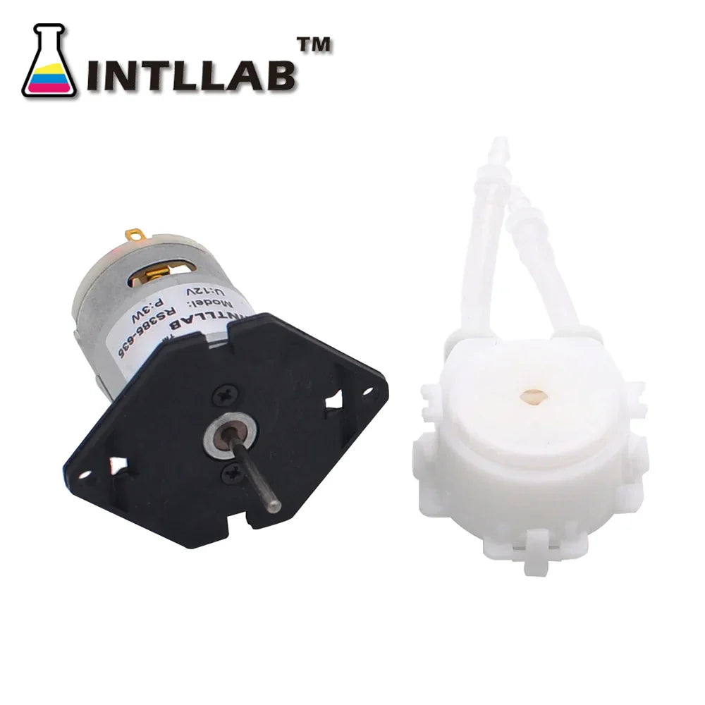 Peristaltische Pumpe 12 V DC DIY Flüssigkeitsdosierpumpe für Aquarium Lab Analytical