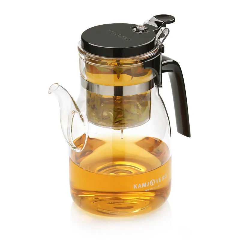 Filter glass tea cup 900ml tea pot elegant cup glass tea set glass cup