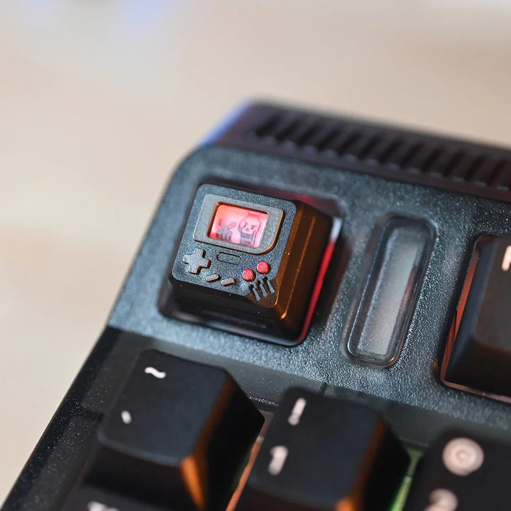 K-04 Bàn Phím Keycaps 3 Trong 1 Thay Thế Cho Bàn Phím Cơ Keycap Retro Tay Cầm Chơi Game Keycaps Dễ Thương Trong Suốt Nắp Phím Phù Hợp Với