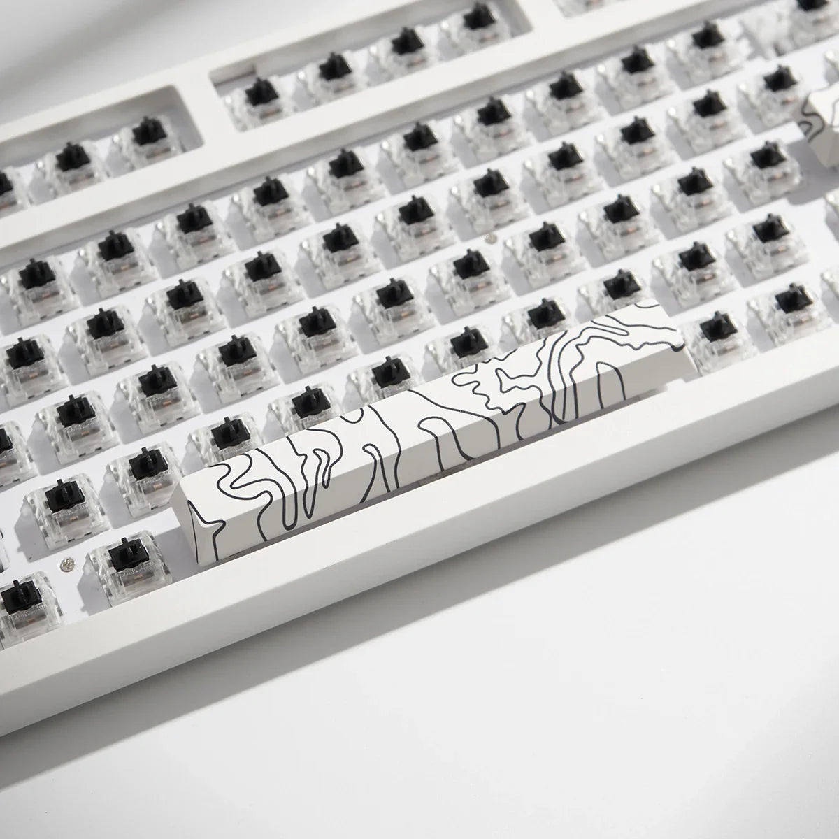 Coral Sea Keycap 4 Uds., teclas Cherry Profile Dye-Sub PBT, barra espacial 6.25U ESC Enter, tecla personalizada para teclado mecánico