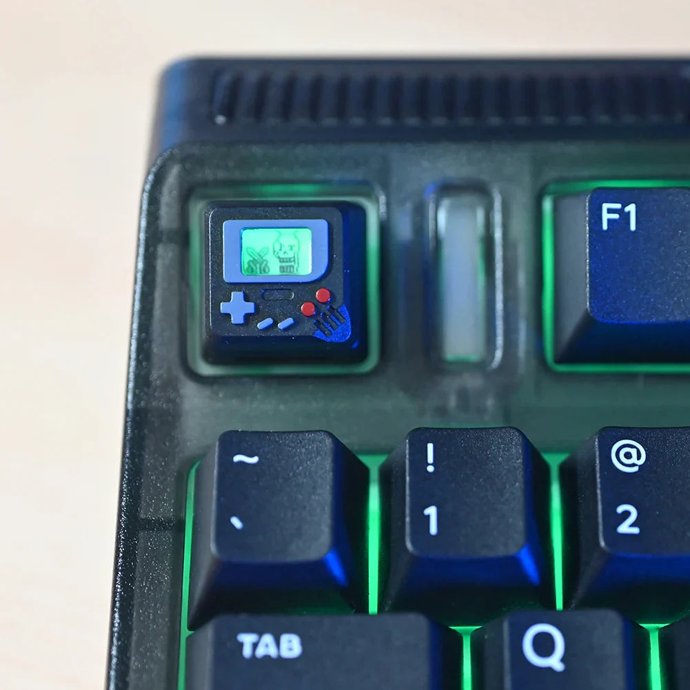 K-04 Bàn Phím Keycaps 3 Trong 1 Thay Thế Cho Bàn Phím Cơ Keycap Retro Tay Cầm Chơi Game Keycaps Dễ Thương Trong Suốt Nắp Phím Phù Hợp Với