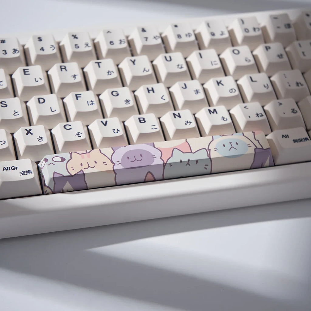 Coral Sea Keycap 4 Uds., teclas Cherry Profile Dye-Sub PBT, barra espacial 6.25U ESC Enter, tecla personalizada para teclado mecánico