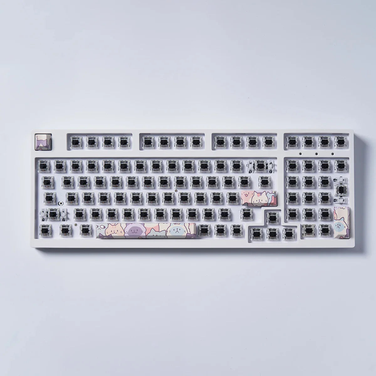 Coral Sea Keycap 4 Uds., teclas Cherry Profile Dye-Sub PBT, barra espacial 6.25U ESC Enter, tecla personalizada para teclado mecánico