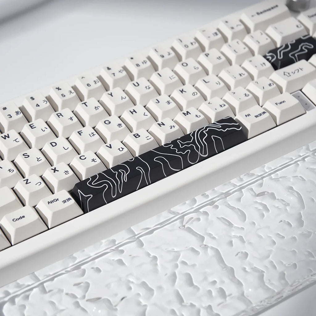 Coral Sea Keycap 4 Uds., teclas Cherry Profile Dye-Sub PBT, barra espacial 6.25U ESC Enter, tecla personalizada para teclado mecánico